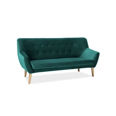 Sofa Nordic 3 Velvet dark green